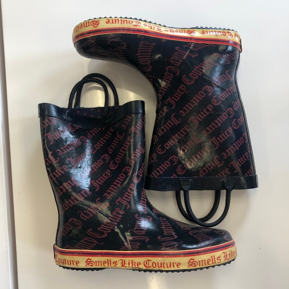 Juicy Couture Kids Rainboots Size 4